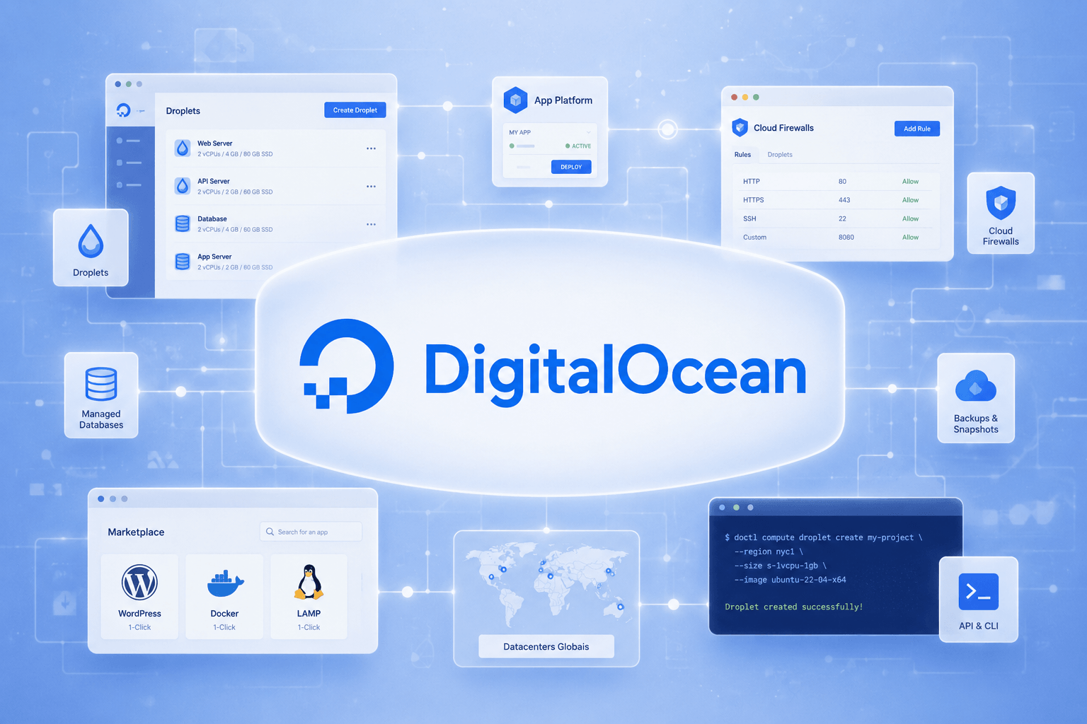 Imagem da DigitalOcean
